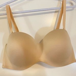 Lightly Lined My Memory Foam Strapless Bra